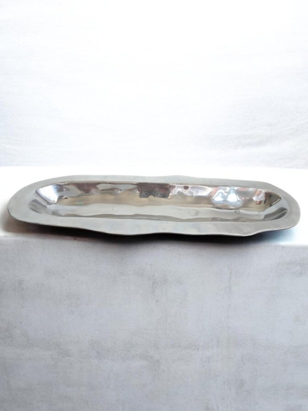 Vintage Beatriz Ball Soho Cracker Tray Handmade Sand-Cast Metal